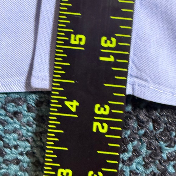 Brooks Brothers Regent Fit Non Iron Blue Button Up Dress Shirt Mens 16 Large - Picture 7 of 8